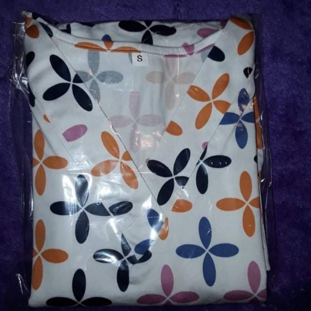 Colorful Scrub Top Small - Picture 5 of 5